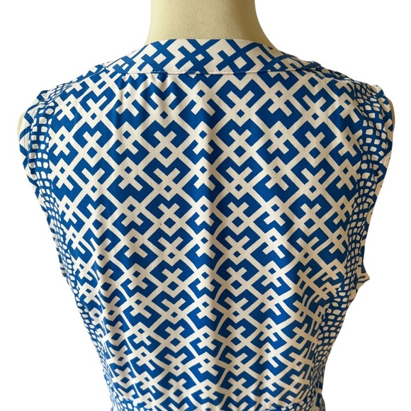 J MCLAUGHLIN LOLA DRESS M AUDIN GEO SHEATH OFFICE SUMMER CHIC FEMININE TIMELESS - Picture 6 of 12